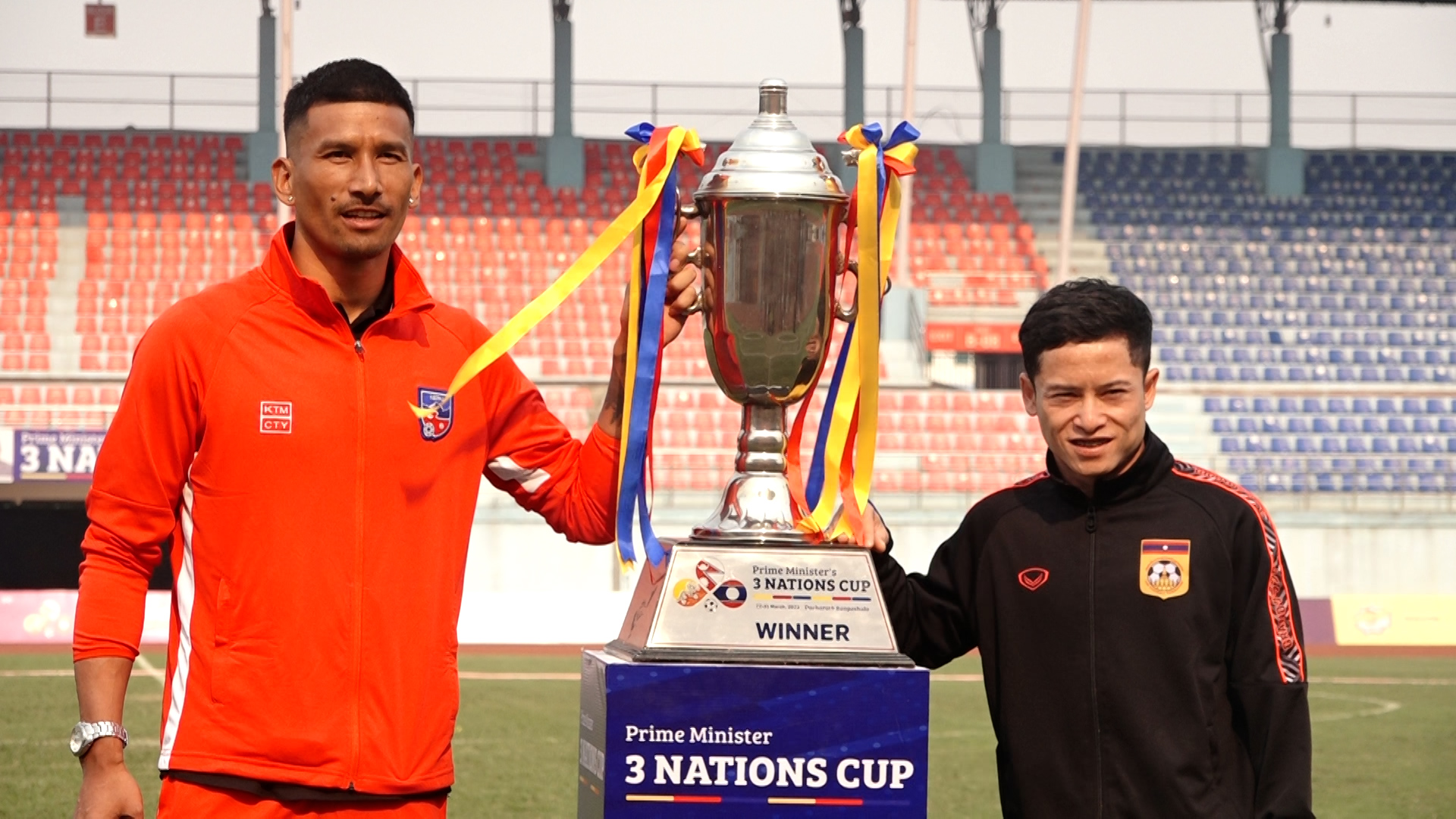 प्रधानमन्त्री थ्री नेसन्स कप फुटबलको उपाधिका लागि नेपाल र लाओस भिड्दै