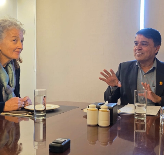 महासंघका अध्यक्ष ढकाल र राष्ट्रसंघकी आवासीय संयोजक बीच भेटवार्ता