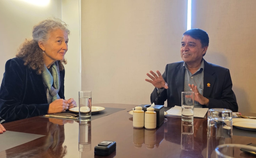 महासंघका अध्यक्ष ढकाल र राष्ट्रसंघकी आवासीय संयोजक बीच भेटवार्ता