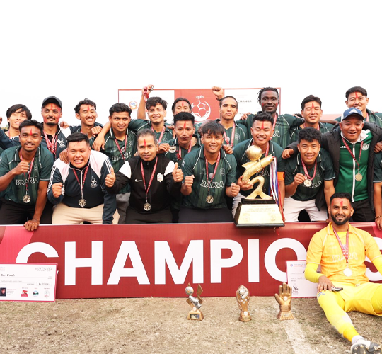 आयोजक सहारा क्लबलाई पोखरा गोल्डकप फुटबलको उपाधि