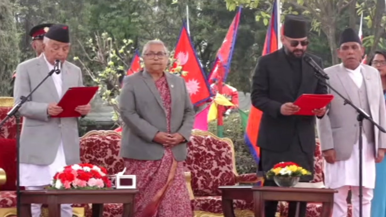 नवनियुक्त प्रधानमन्त्री बालेन्द्र शाहद्वारा पद तथा गोपनियताको सपथ