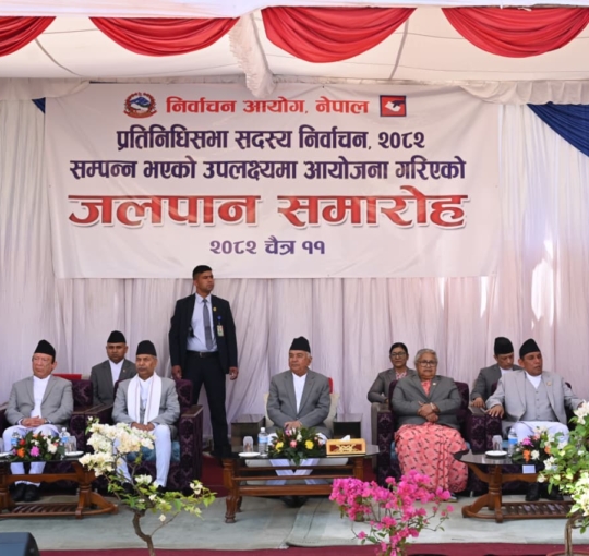 एकजुट भएर काम गर्नुपर्ने दायित्व अब जनप्रतिनिधिहरूको काँधमा : राष्ट्रपति पौडेल