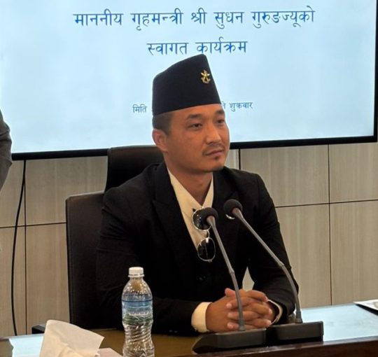 अनुसन्धानमा आवश्यक सहयोग गर्न तयार छु– गृहमन्त्री सुधन गुरुङ