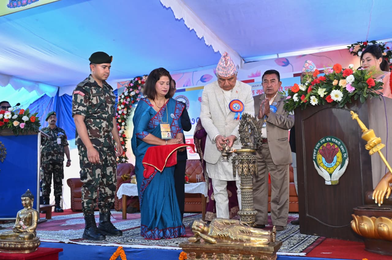 बुद्धको सन्देशलाई व्यवहारमा  उतार्न सकेमात्र दिगो शान्ति र समृद्धिको आधार निर्माण हुन्छ – राष्ट्रपति पौडेल