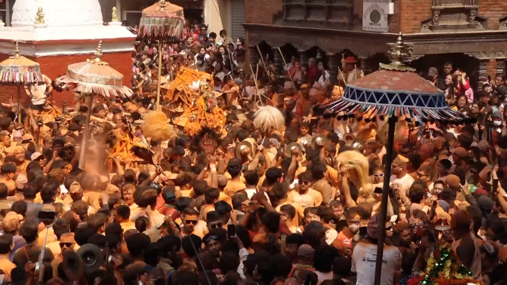 भक्तपुरमा मनाइयो सिन्दूर जात्रा