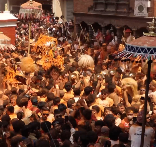 भक्तपुरमा मनाइयो सिन्दूर जात्रा