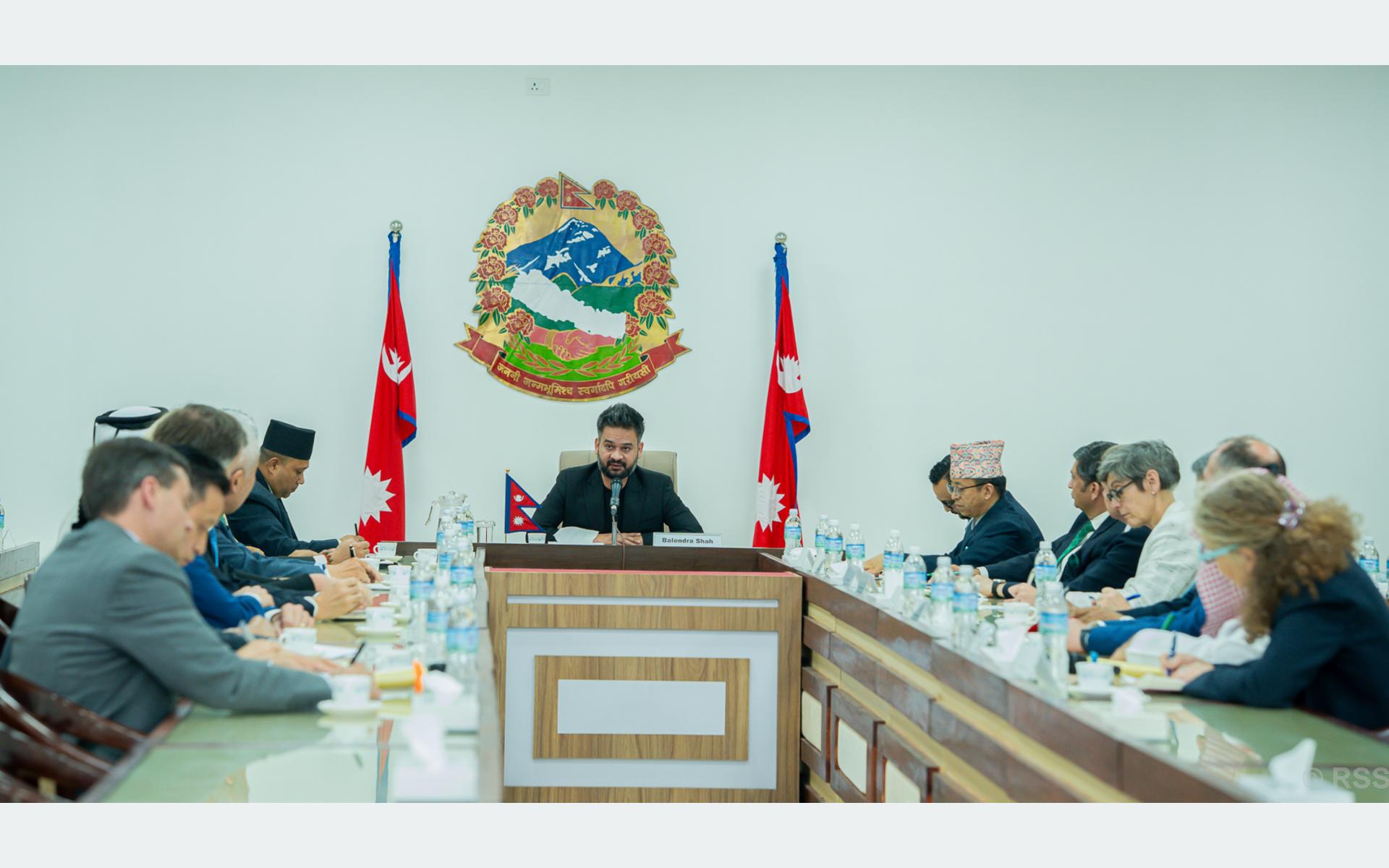 मित्र राष्ट्रसँगको सम्बन्ध अझ सुदृढ बनाउन सरकार उत्सुक छ : प्रधानमन्त्री शाह