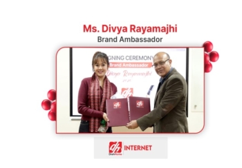 डिशहोम इन्टरनेटको ब्रान्ड एम्बेसेडरमा अभिनेत्री दिव्या रायमाझीको निरन्तरता