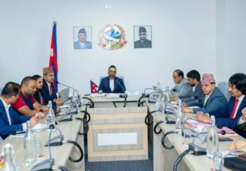 संविधान संशोधनका लागि बहसपत्र तयार गर्न गठित कार्यदलद्वारा राजनीतिक व्यक्तित्वसँग छलफल