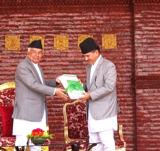 बेरुजु फछ्र्यौट गरी वित्तीय अनुशासन कायम गर्ने दिशातर्फ अग्रसर हुन राष्ट्रपतिको आग्रह