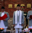नवनियुक्त प्रधानन्यायाधीश डा. मनोजकुमार शर्माले पद तथा गोपनीयताको शपथ