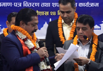 उद्योग वाणिज्य महासंघका अध्यक्ष श्रेष्ठद्वारा जिम्मेवारी ग्रहण