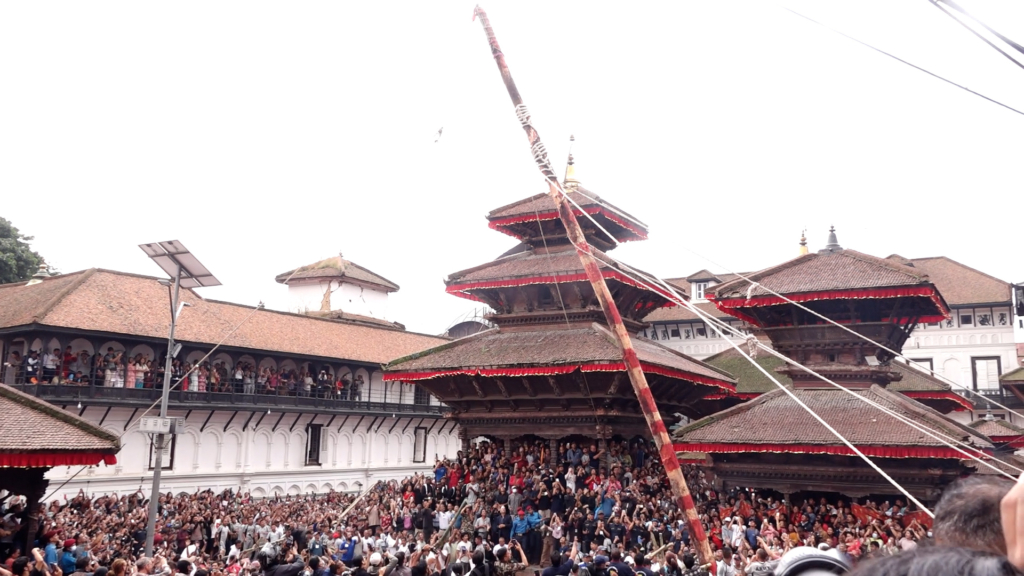 इन्द्रध्वजोत्थानसंगै इन्द्रजात्रा औपचारिक रुपमा सुरु