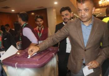 कांग्रेसको सभापतिमा गगनकुमार थापा निर्वाचित